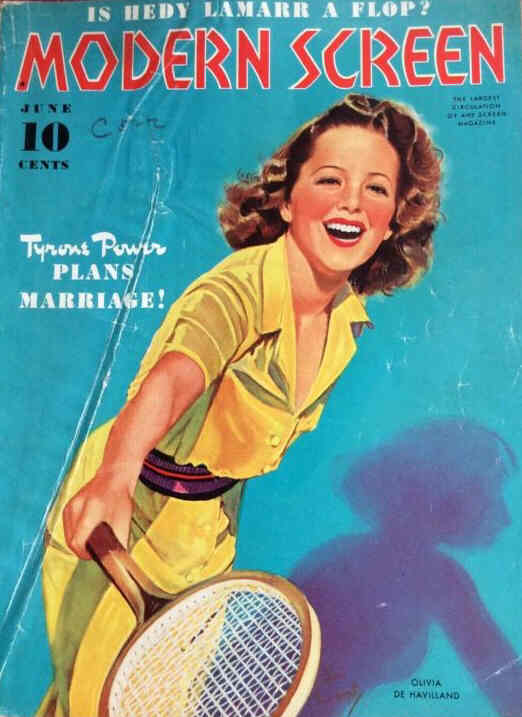 MODERN SCREEN magazine cover Issue 103 June 1939